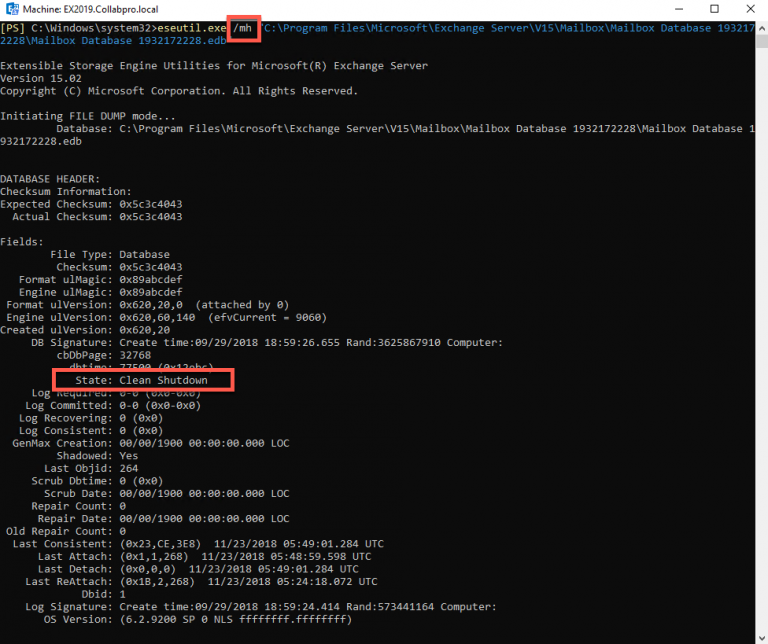 Fixed: Exchange 2010 ESEUtil Failed with Jet Error 1032